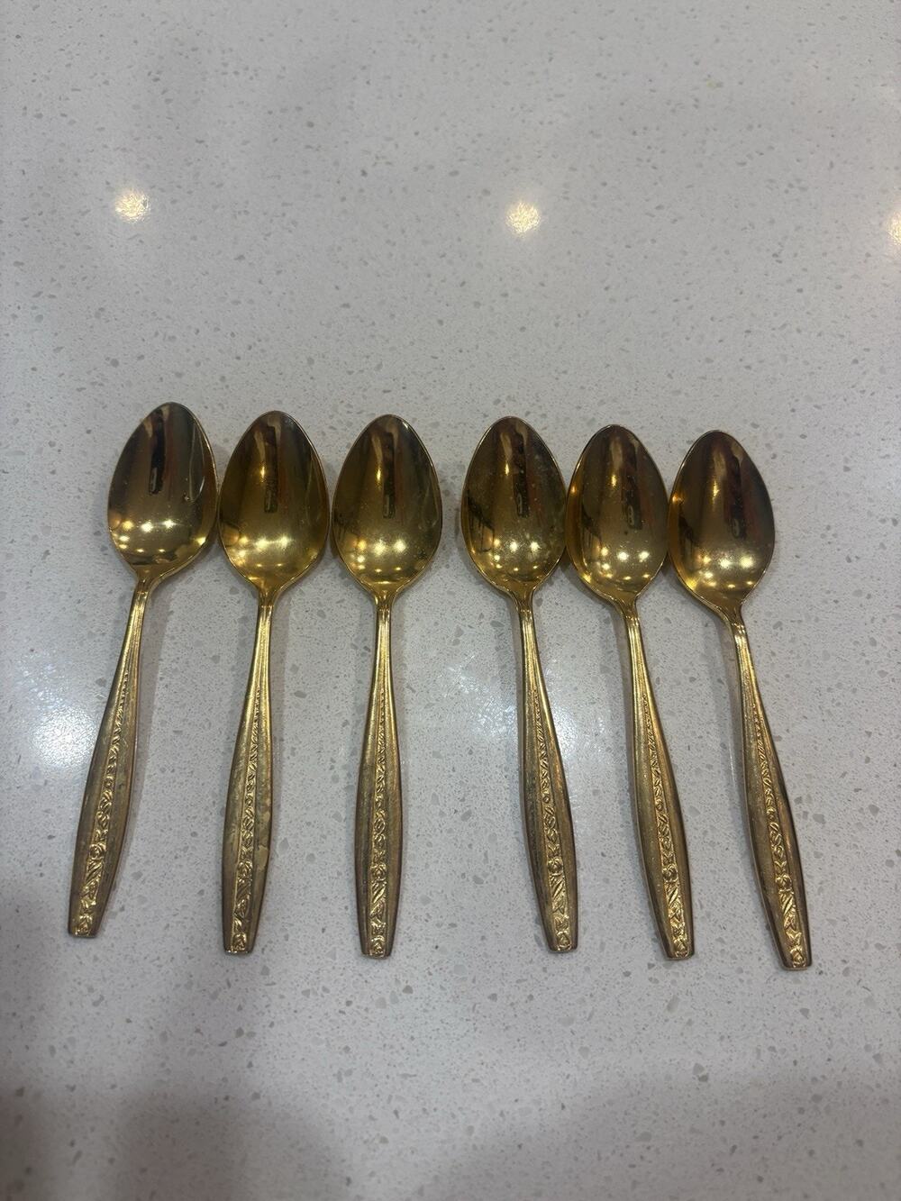 Set Of 6 Small Cocktail Spoons, Made In Japan Stainless Steel Espresso